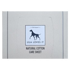 LILA LOVES IT 天然棉寵物清潔化妝棉 100片, 1盒