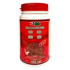 AZOO愛族 赤蟲乾燥飼料, 900ml, 1瓶