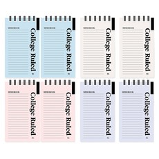 ibis 加厚上翻式簡約大學筆記本 90張, 隨機出貨, 8個