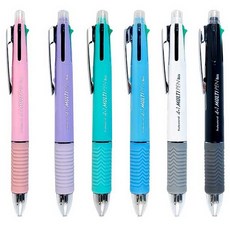 아이비스 4+1MultiPen2 0.7 + 샤프 0.5, 핑크 + 바이올렛 + 그린 + 블루 + 화이트 + 블랙, 6개