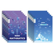 아이비스 남아용 초등슬림 수학노트, 10개, 랜덤발송