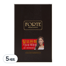 댕기머리 포르테 프레스티지 샴푸액 500ml + 145ml, 5세트
