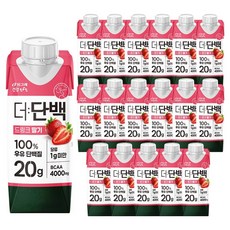 더단백 드링크 딸기, 250ml, 18개