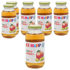 HiPP 喜寶 綜合蘋果葡萄汁 4個月以上, 200ml, 6瓶