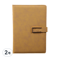 루비코코 사무실 업무용 스케쥴러 다이어리, 옐로우, 2개