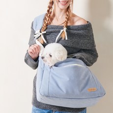 REDPUPPY 寵物 Petit Fleur 斜揹袋, 天空藍