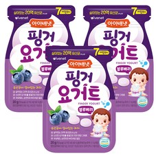아이배냇 핑거 요거트, 20g, 3개, 블루베리
