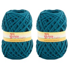 Filip Cebi Ceci Talia 織物紗線針織線 200g x 2p, 113 藍綠色, 100m, 2捆