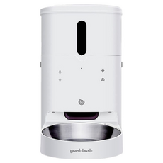 grantclassic 餵不停 LuxNourish 貓狗自動餵食器, 白色, 1個, 3L