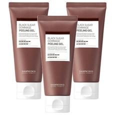 Swanicoco 黑糖 Gommage 去角質凝膠, 100ml, 3個