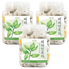 바른약초 페퍼민트 삼각티백, 1.5g, 100개입, 3개