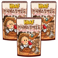 바프 커피비스킷 아몬드, 190g, 3개