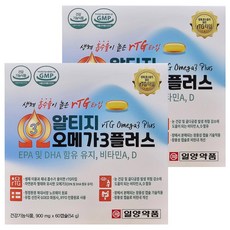 IL-YANG 一洋藥品 rTG Omega3 Plus魚油軟膠囊, 60顆, 2盒