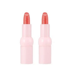 더페이스샵 몰랑이 뉴 볼드 쉬어 글로우 립스틱, 02 생기몰랑, 4g, 2개