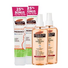 PALMER'S 可可脂懷孕套餐 B, 奶油 156g 2p + 油 150ml 2p, 1套