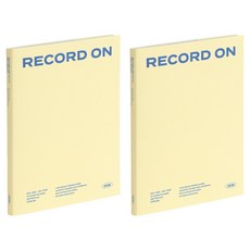 ICONIC 2026 Record On 日記 週計畫 計畫本 行事曆, 2個, 01 奶油黃