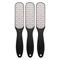 양면 발 각질제거기 굳은살 스크럽 블랙, 58g, 3개, 1개입