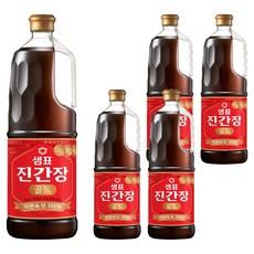 샘표 진간장 골드, 1.7L, 5개