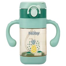 Nuby PPSU學飲杯 粗吸管, 300ml, 1個, 旺旺來