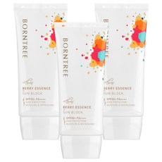 본트리 베리 에센스 선블럭 SPF50+ PA++++, 50ml, 3개