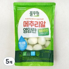 풀무원 메추리알 영양란, 360g, 5개