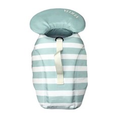 Bertia 寵物救生衣, 1個, 條紋薄荷綠