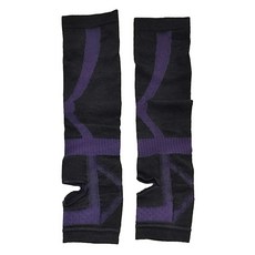 alphax 醫護小腿腳踝減震紓壓套 黑色, 1雙