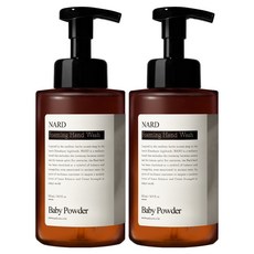 NARD 溫和洗手慕斯 爽身粉香, 2瓶, 500ml