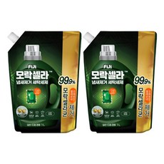 피지 모락셀라 냄새제거 상쾌한 허브향 액상세제 리필, 1L, 1개입, 2개