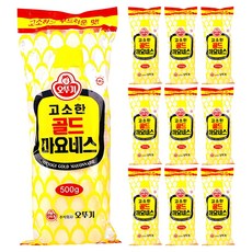 오뚜기 고소한 골드 마요네스, 500g, 10개