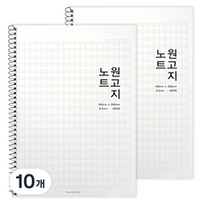 2Youngdesign 原稿紙筆記本, 白色, 10個