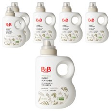 B&B 純素織物柔軟劑容器類型, 6個, 1500毫升