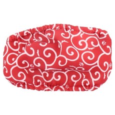 PET PARADISE 寵物用品 頭巾 和風紅 23~30cm, 1個