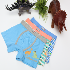 快樂購物中心 男童鬆緊帶四角平口內褲 3件組