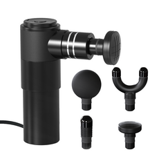 챌린지하이브리드 부스터 미니 전신 진동 마사지건, CH-M7mini, 블랙