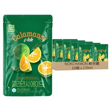 NOKCHAWON 綠茶園 金橘果汁飲料, 10個, 170ml