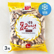 황보마을 표고버섯 슬라이스 (냉동), 3개, 1kg