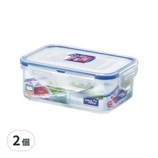 LocknLock 樂扣樂扣 PP保鮮盒 附隔片 B4C24, 460ml, 2個