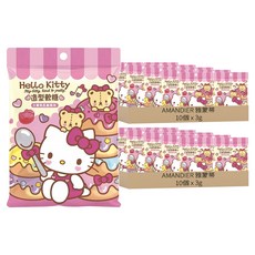 AMANDIER 雅蒙蒂 造型軟糖隨手包 Hello Kitty聯名款 水蜜桃乳酸風味, 3g, 20個