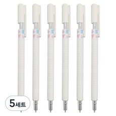 Mungudam 高品質鋒利0.5mm 6p+一次性小袋套裝, 5套, 白色