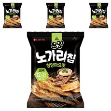 LOTTE 樂天 明太魚餅乾 青陽辣椒&美乃滋口味, 60g, 4包