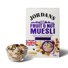 JORDANS 綜合水果堅果穀物麥片, 620g, 1盒