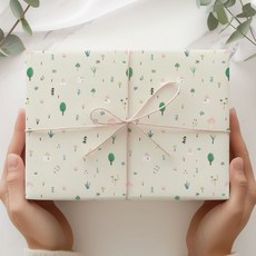 indi.k 童年繪本雙面包裝紙, 混合色, 10個