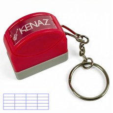 케나즈 열쇠고리형 기타 도장 악보 코드스탬프 KCS5G 레드, 1개