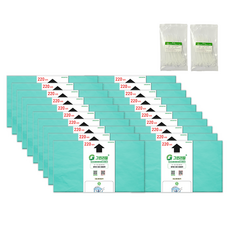 그린리필 매직캔 호환 리필 쓰레기 봉투 220 절약팩 포함, 9L, 20개