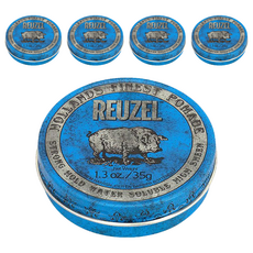 REUZEL藍豬超強水性髮油 Blue Pomade, 輕鬆塑造男士油頭造型 1.3oz / 35g, 5件