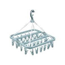 마스마 접이식 문어발 빨래집게, 블루, 1개