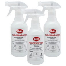 Metis 미라클워터 조리도구 클리너, 400ml, 3개