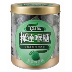 VALDA 樺達 軟喉糖 超涼薄荷口味, 160g, 1罐