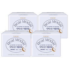 DEAR SKIN 真莫代爾衛生棉, 夜用型(33cm), 12片, 4包